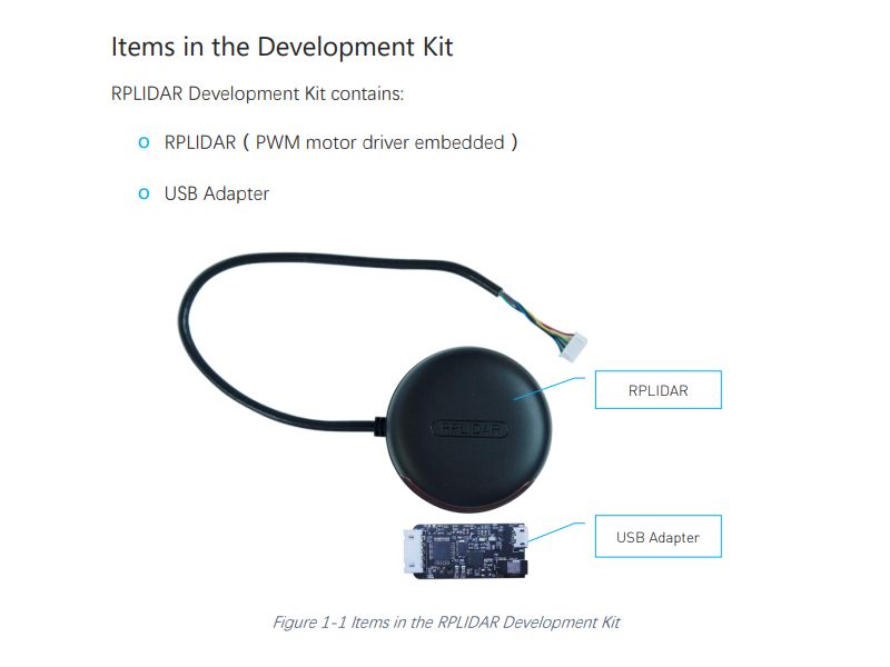 RPLiDAR A2M8 360 Degree Laser Scanner Kit - 12M Range