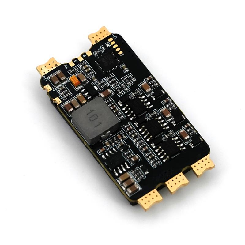 Flycolor x-cross hv 80a esc (5-12s)MAIN FEATURE
ARM 32-bit Cortex MCU, frequency up to 48MHz
International famous brand MOSFET with high performance and low ESR, not afraid of large current
BL Heli_3