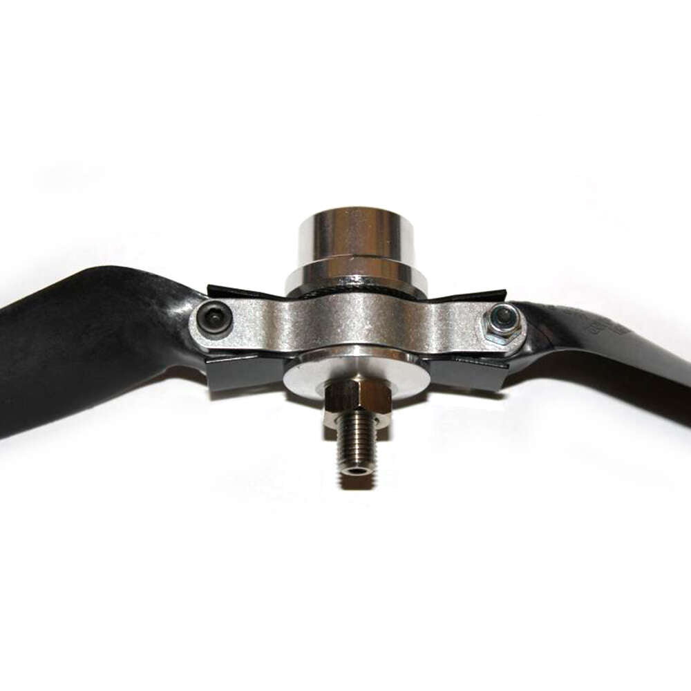 TBS FOLDING PROP SET
Everything you need to mount a folding propeller to a 6mm reverse mount motor shaft (e.g. Hacker or OS OMA motors). The propeller is included too, obviously.
Ev