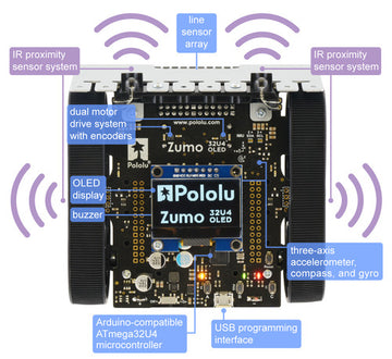 Zumo 32U4 OLED Robot
