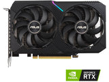 Load image into Gallery viewer, ASUS Dual GeForce RTX 3060 White OC Edition 12GB GDDR6 | PCIe 4.0, HDMI 2.1, DisplayPort 1.4a, 2-Slot Design, Axial-Tech Fan, 0dB