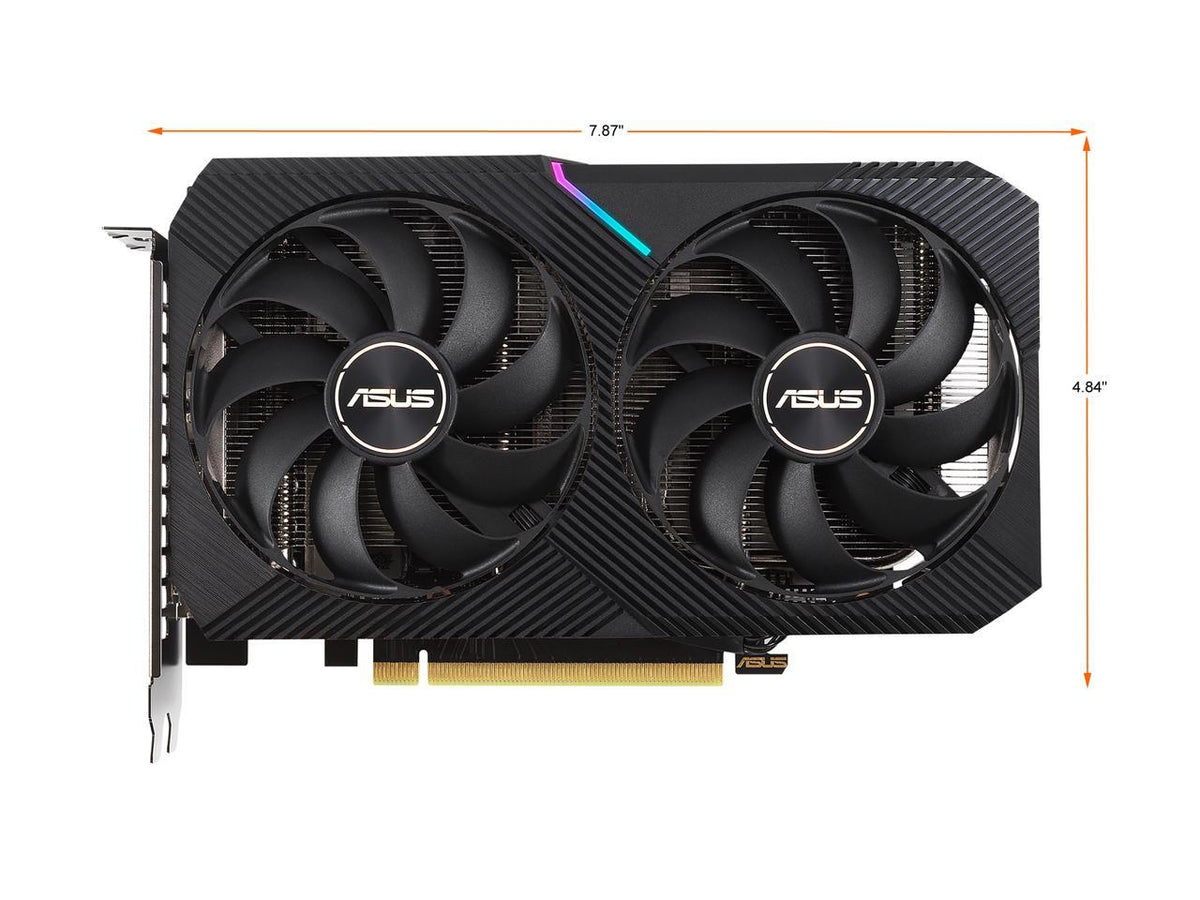 ASUS Dual GeForce RTX 3060 White OC Edition 12GB GDDR6 | PCIe 4.0, HDMI 2.1, DisplayPort 1.4a, 2-Slot Design, Axial-Tech Fan, 0dB