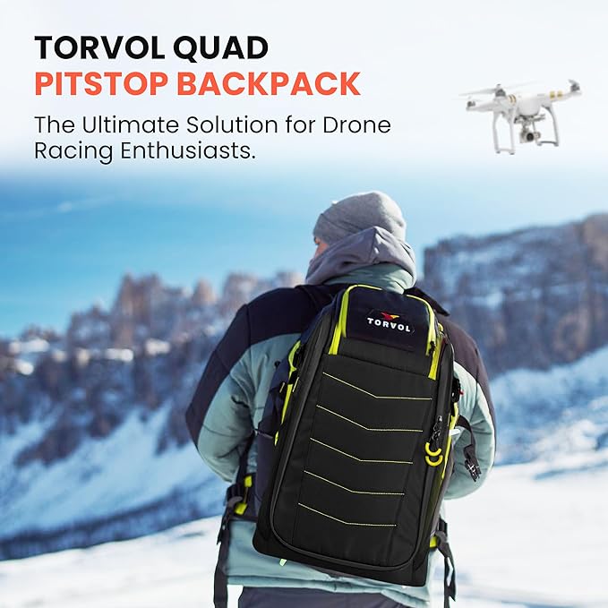 The Ultimate Solution for Drone Racing Enthusiasts Torvol Quad Pitstop Backpack V2 - Green