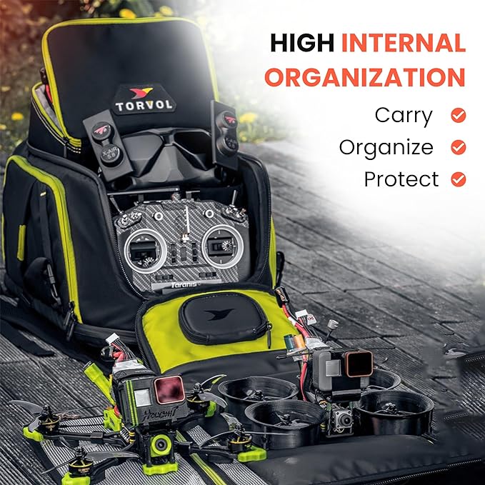 The Ultimate Solution for Drone Racing Enthusiasts Torvol Quad Pitstop Backpack V2 - Green
