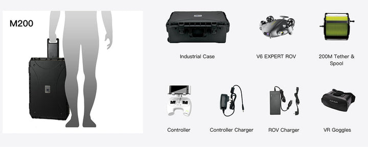 Qysea v6 expert underwater drone m100aQYSEA V6 EXPERT UNDERWATER DRONE
MULTI-TOOL EXTENSION FOR UNLIMITED POSSIBILITIES
FIFISH V6 EXPERT'S INTERFACE ALLOWS THE EFFICIENT INTEGRATION OF A WIDE RANGE OF PR