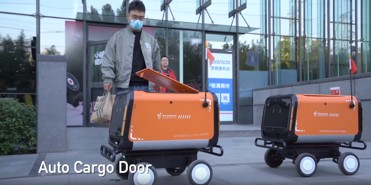 Segway Robotics Outdoor Delivery Robot E1