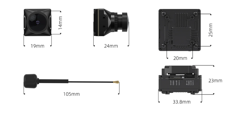 Caddx Gimbal GM3 with Avatar HD Goggles X and Walksnail AvatarGT Kit