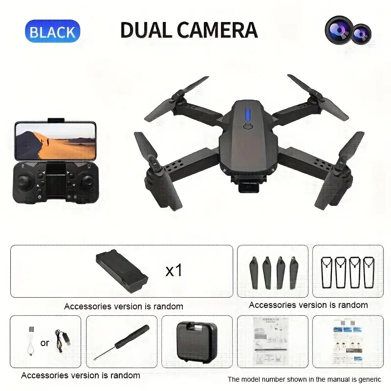 360° Stunt Flip Aerial Photography Drone E88