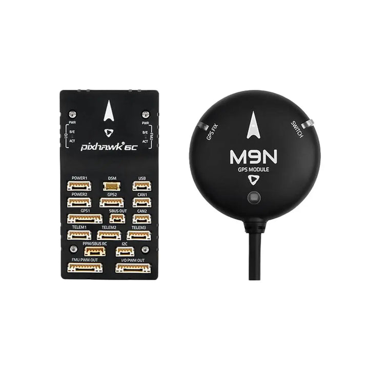 Holybro Pixhawk 6C PM02 V3 + M9N GPS


The Pixhawk® 6C is the latest update to the successful family of Pixhawk® flight controllers, based on the Pixhawk® FMUv6C Open Standard and Connector Standard. I