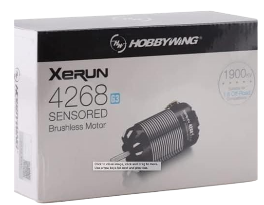 Hobbywing Xerun 4268SD G3 1/8 Scale Sensored Brushless Motor (1900kV)