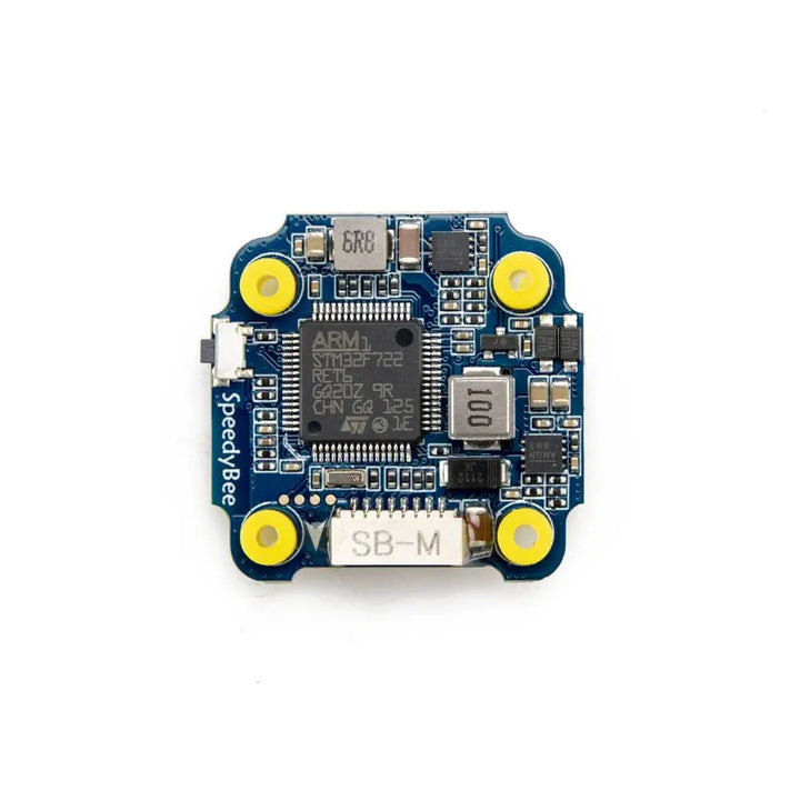 SpeedyBee F7 Mini 20x20 Flight ControllerThe SpeedyBee F7 Mini FC has come to change the way you deal with electronics. Flash, update, configure, all without having to plug into any computer. With the Speed